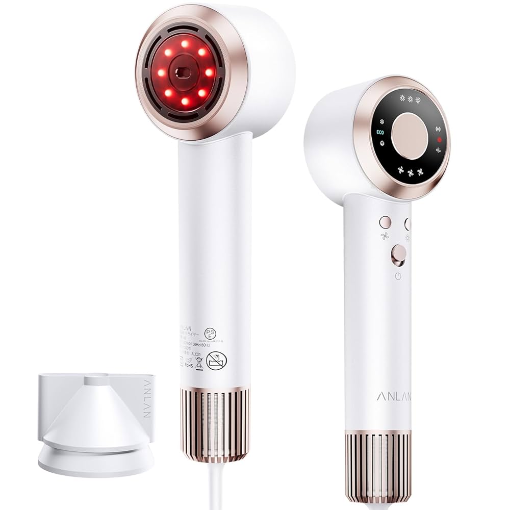 Amazon | 【人気雑誌掲載 】ANLAN ダブルケアドライヤーMATE